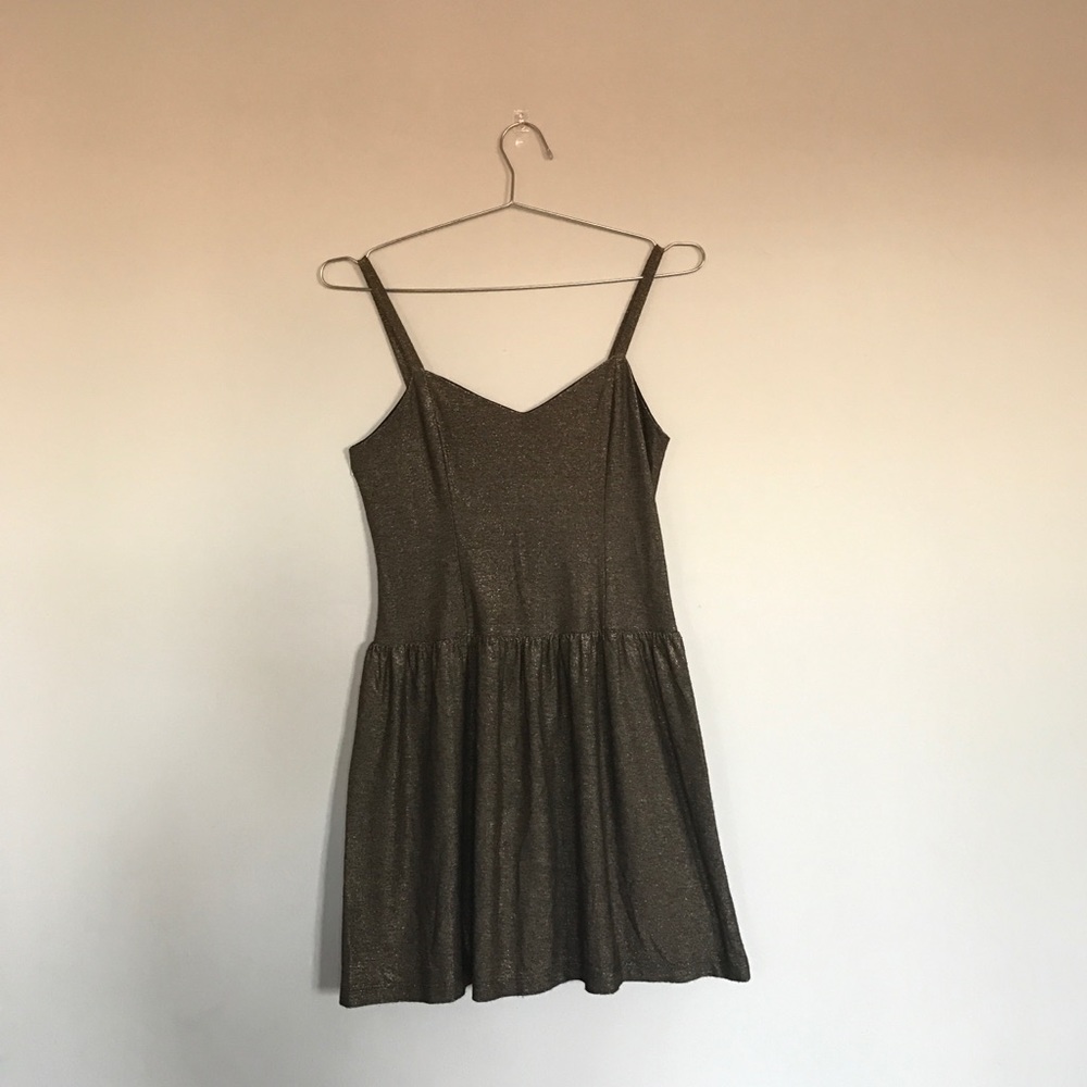 LUX Black and Gold Party Dress!