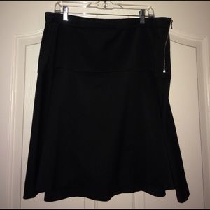Black Lane Bryant Skirt, Size 18