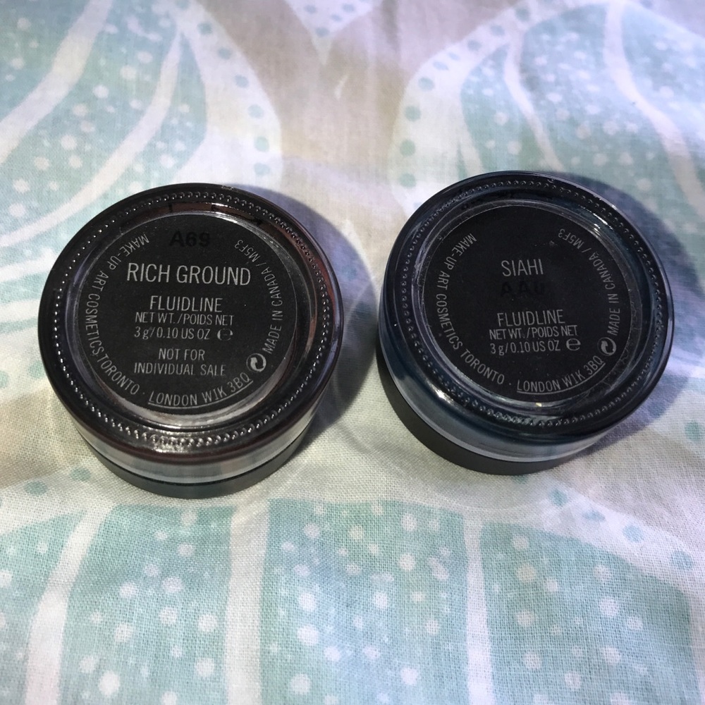 MAC Cream Eyeliners Richground & Siahi