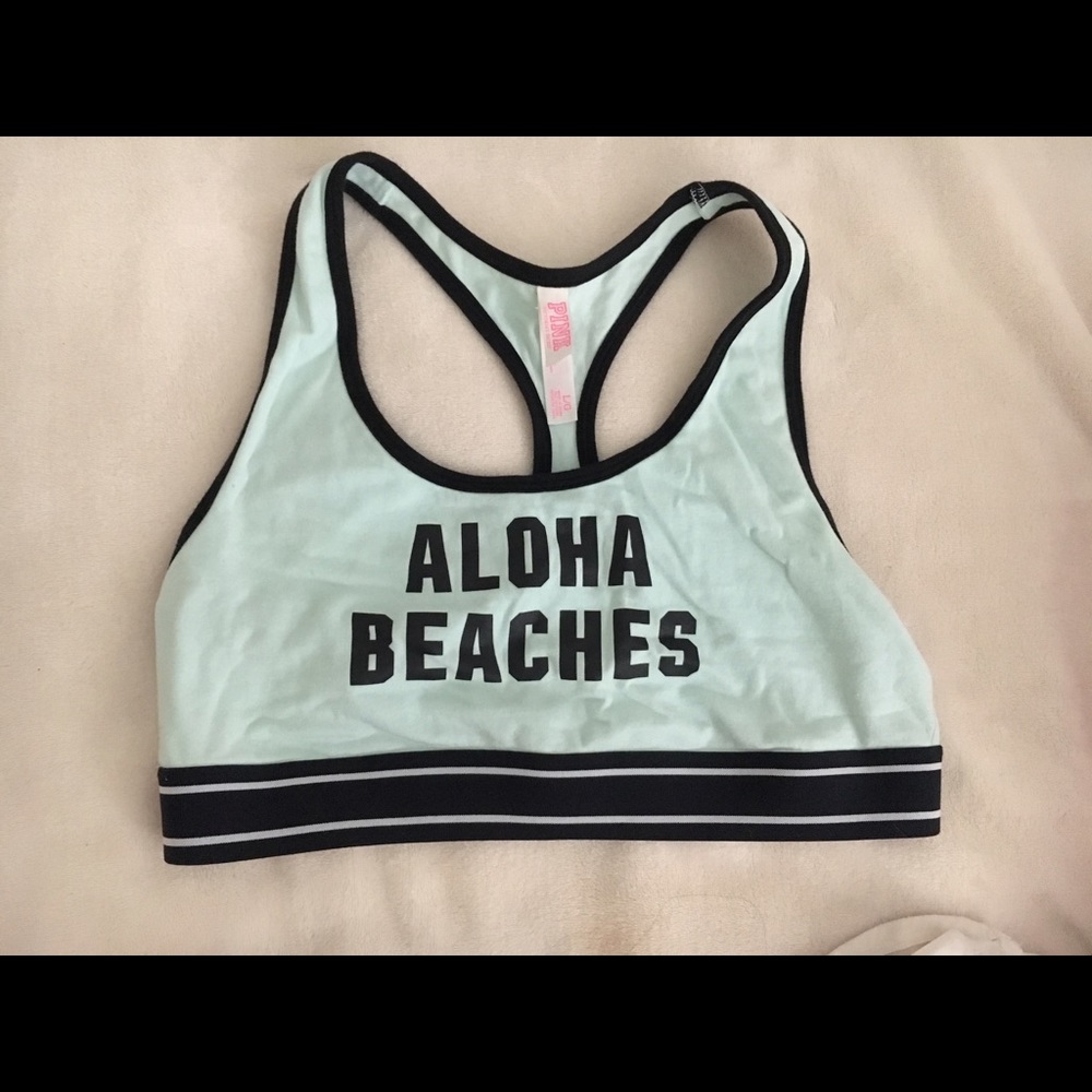 Light blue Victoria Secret sports bra