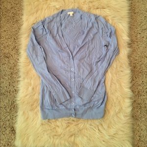 Powder blue cardigan