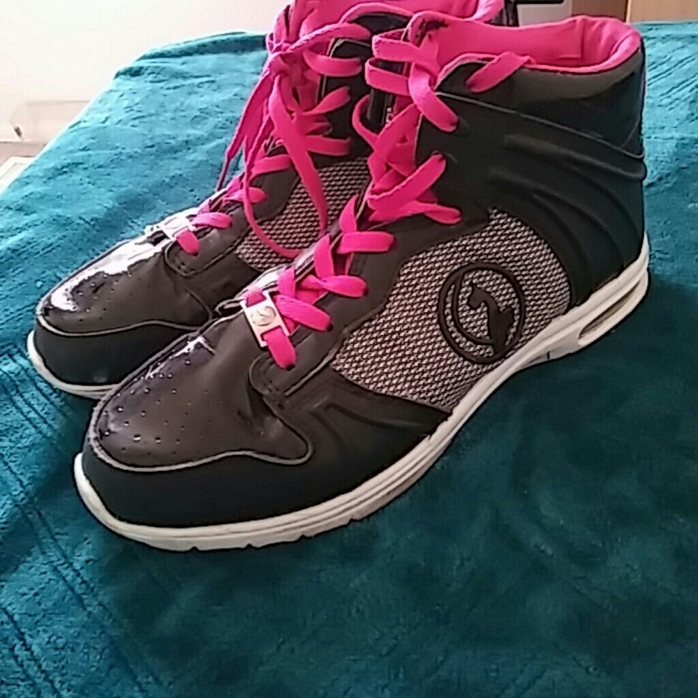 Black & Pink Sneakers