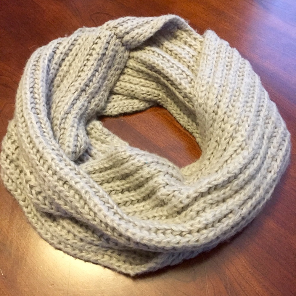 Grey Infinity Scarf