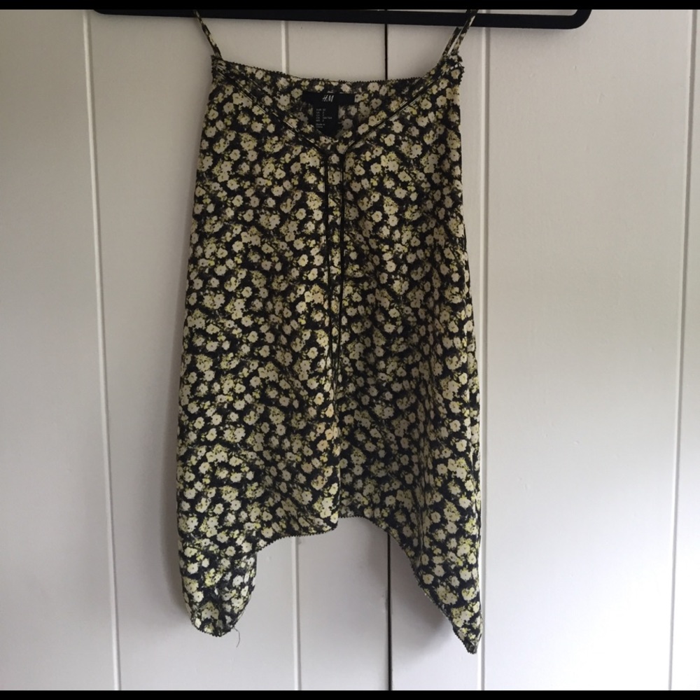 Flowered Tank Top