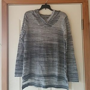 PRANA hooded pullover sweater.