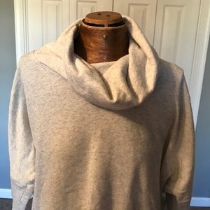 Oatmeal cowl neck Old Navy shirt