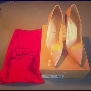 Christian Louboutin So Kate 120mm Nude Heels