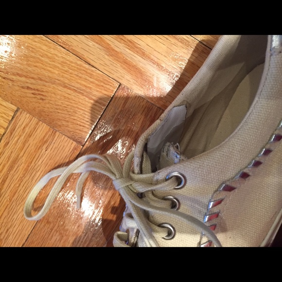 JACK ROGERS CANVAS LACE UP SNEAKERS SIZE 6 - Picture 4 of 5