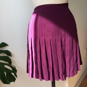 Nicole Miller Skirts - Nicole Miller Purple Pleated Skirt Size 8 Nicole Miller Skirts - Nicole Miller Purple Pleated Skirt Size 8