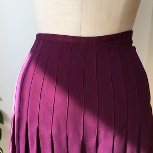 Nicole Miller Skirts - Nicole Miller Purple Pleated Skirt Size 8 Nicole Miller Skirts - Nicole Miller Purple Pleated Skirt Size 8