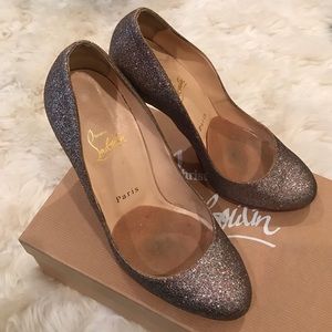 Christian Louboutin Ron Ron 100 Glitter Mini