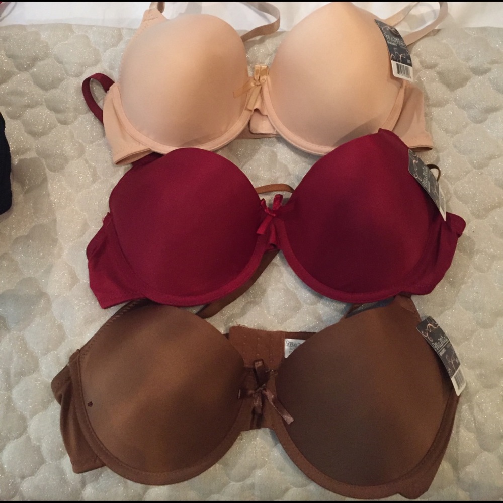 *New* Beautiful 36D bras.  Lot of 3.