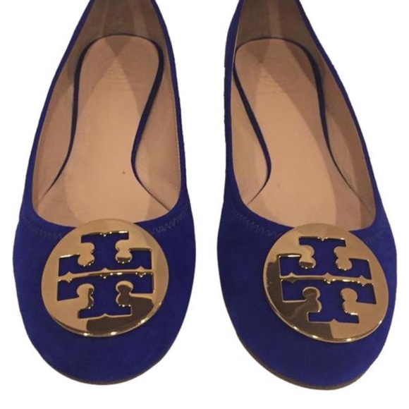 Tory Burch Shoes - Tory Burch Reva Ballet flats in royal blue suede