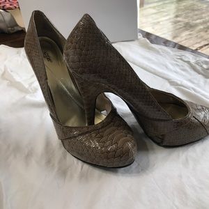 Apartment 9 Taupe Reptile print shoes