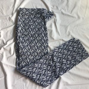 Printed dress pants