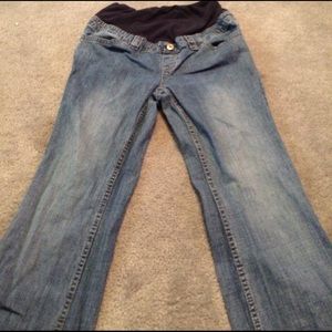 Blue jean maternity duo medium