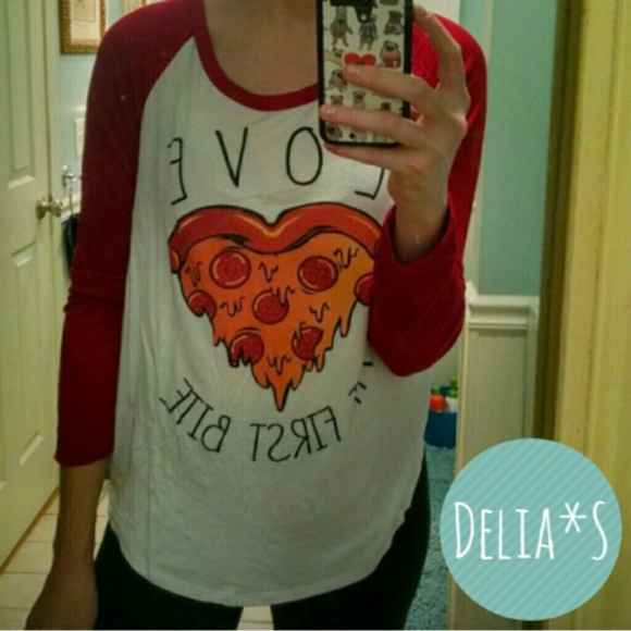 Delia*s Tops - $3 Bundle Item! Pizza Tee