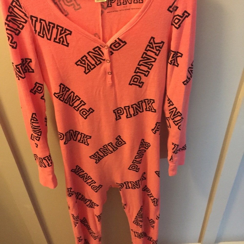 Footless VS/PINK Onesie