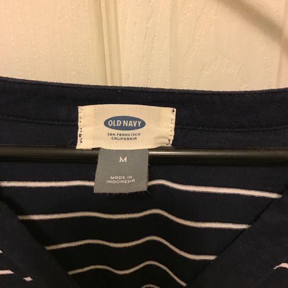 Old Navy striped 3/4 length sleeve shirt - Picture 3 of 3