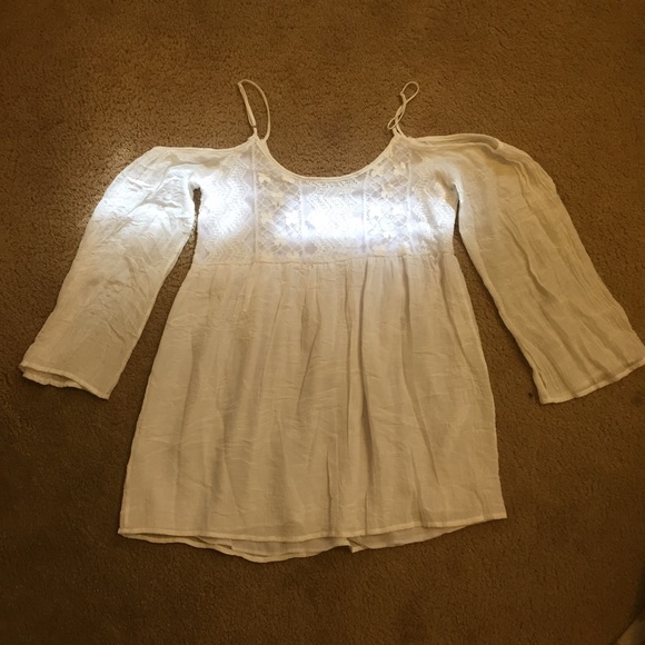 Honey Punch Boho White Lace Dress - Picture 4 of 5