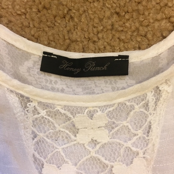 Honey Punch Boho White Lace Dress - Picture 5 of 5