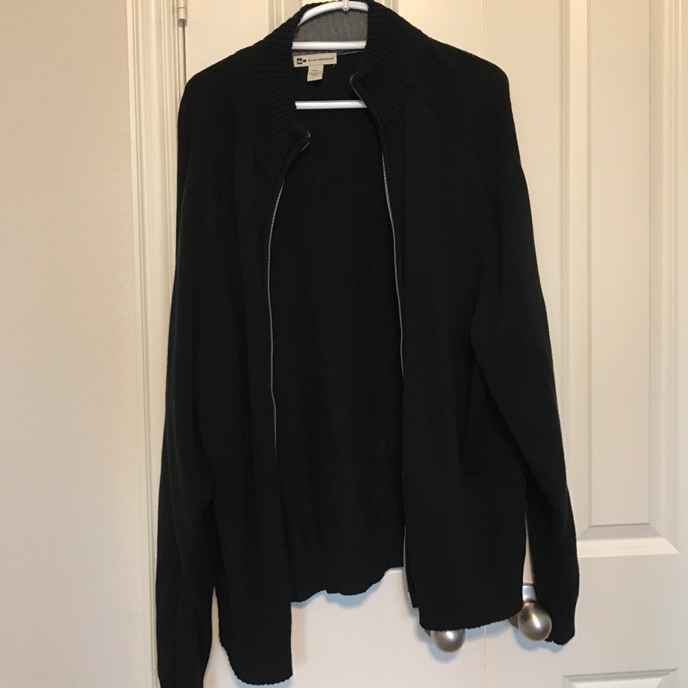 Men's zip up cardigan