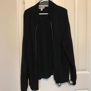 Men's zip up cardigan