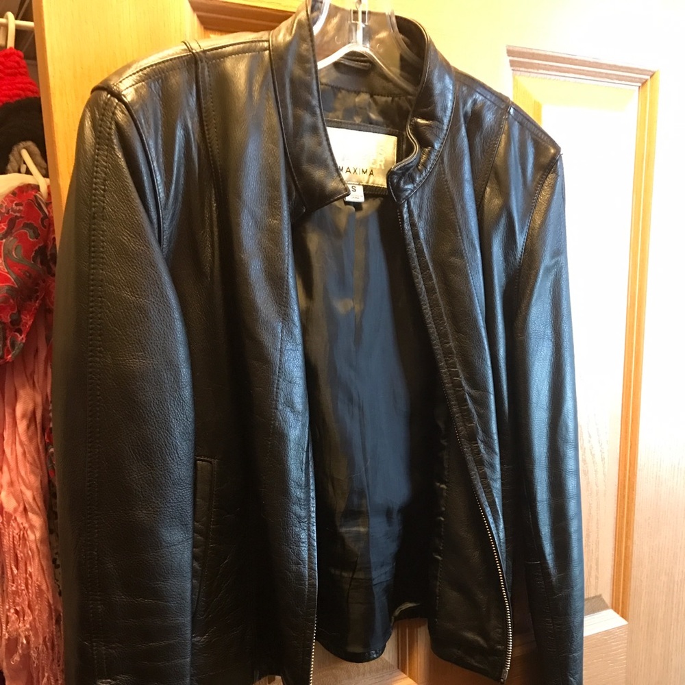 Real leather jacket