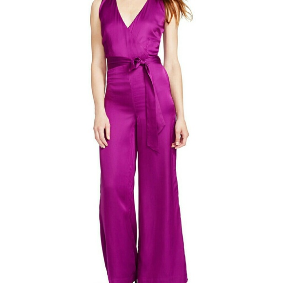 petite purple jumpsuit