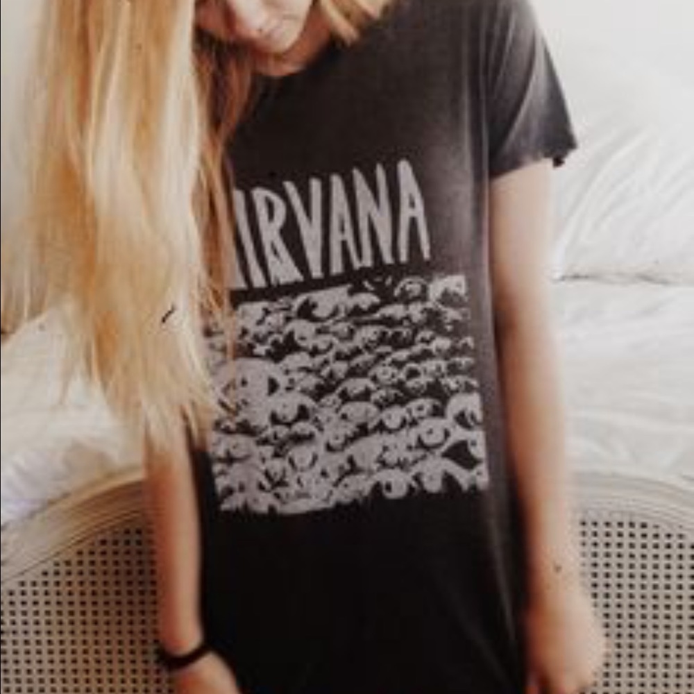 brandy Melville Nirvana tshirt
