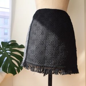 Zara Skirts - ZARA WRAP FRINGE HEM SKIRT SIZE 6 NEW Zara Skirts - ZARA WRAP FRINGE HEM SKIRT SIZE 6 NEW