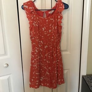 Peach dress with pockets!