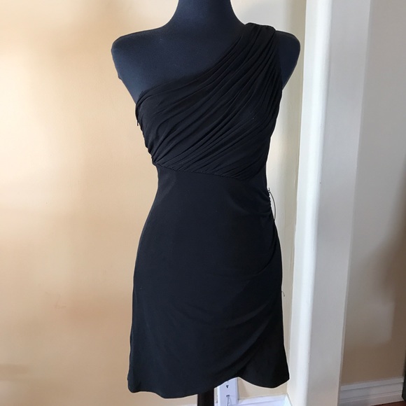 Max & Cleo Dresses & Skirts - MAX AND CLEO ONE STRAP BLACK DRESS SIZE 4