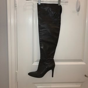 Women's over the knee high heel boot