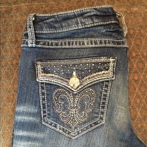 Wrangler Rock 47 Denim Jeans- 28 x 34.  EUC