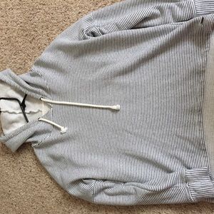 Striped hoodie