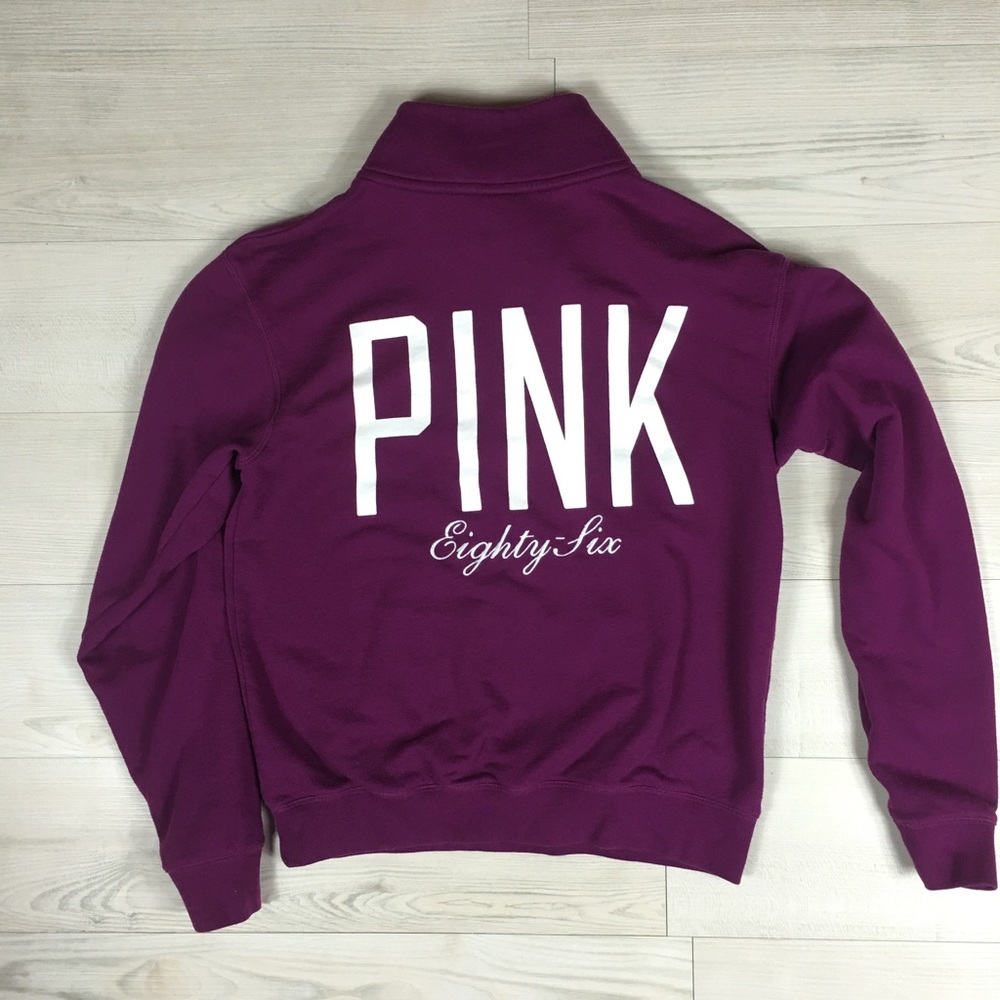 SOLD Victoria's Secret PINK Quarter Zip Sweatshirt