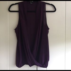 Folded Purple Tank