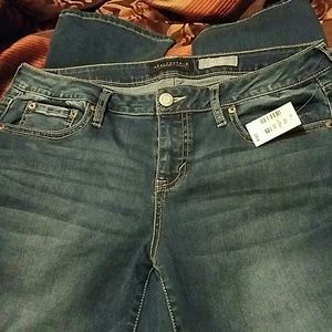 Womens curvy skinny jeans 10L
