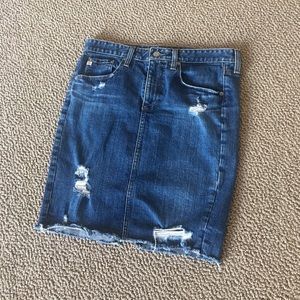 AG denim pencil skirt-The Erin