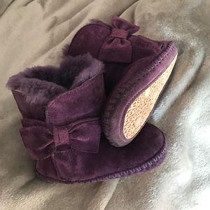 UGG Purple Bow boots