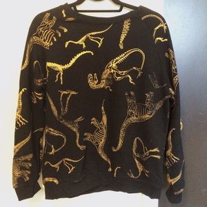 Dinosaur fossil Forever 21 sweater