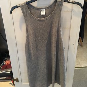 VS PINK high neck racerback tank