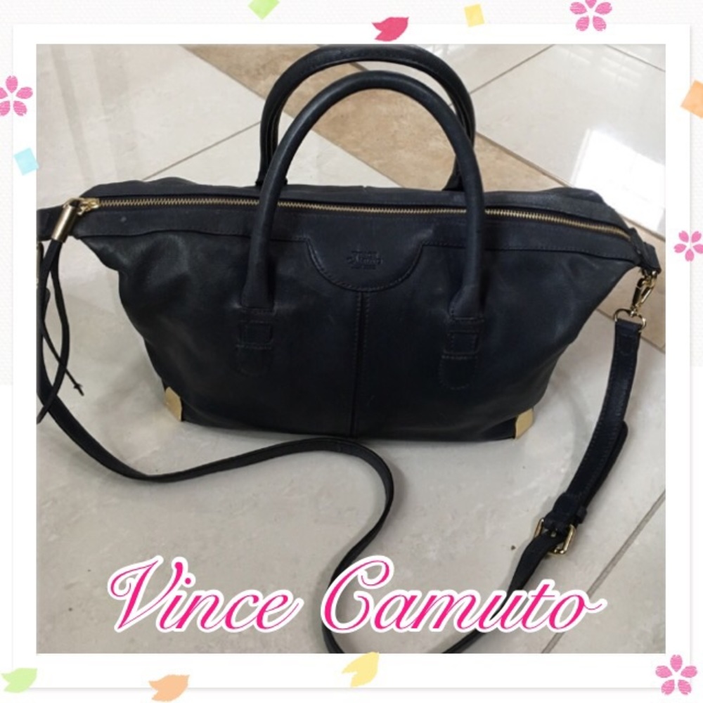 🎉PRICE DROPPED🎉Authentic Vince Camuto Satchel Leather Bag - Picture 2 of 8