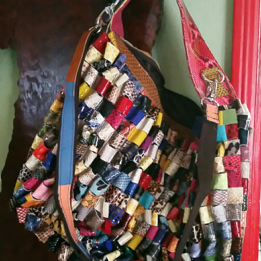 A hobo bag in multiple colors