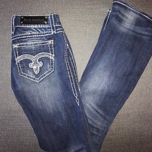 Size 28 bedazzled Rock Revival Jeans