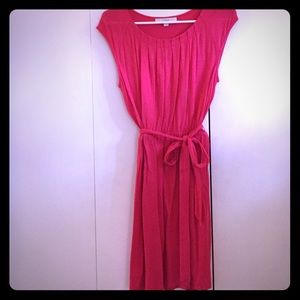 SALE 🇺🇸Ann Taylor loft pink cotton dress