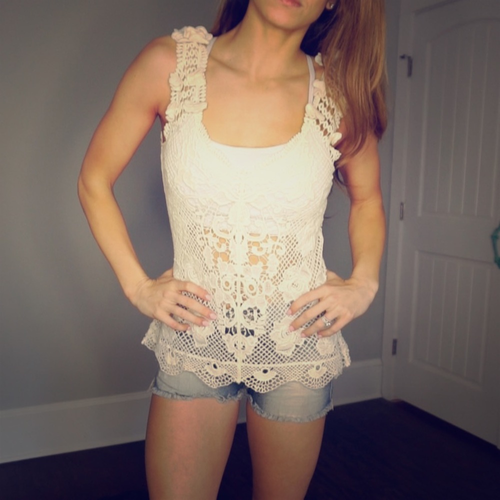 Crocheted top