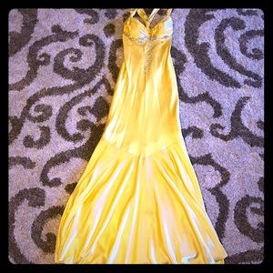 Canary Yellow Prom Gown