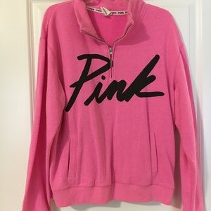 Victoria's Secret Pink Half Zip